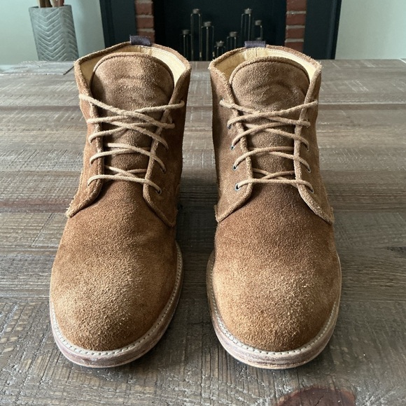 Warfield & Grand Men's Tan Suede Chukka Boots Size 11 - Picture 2 of 9